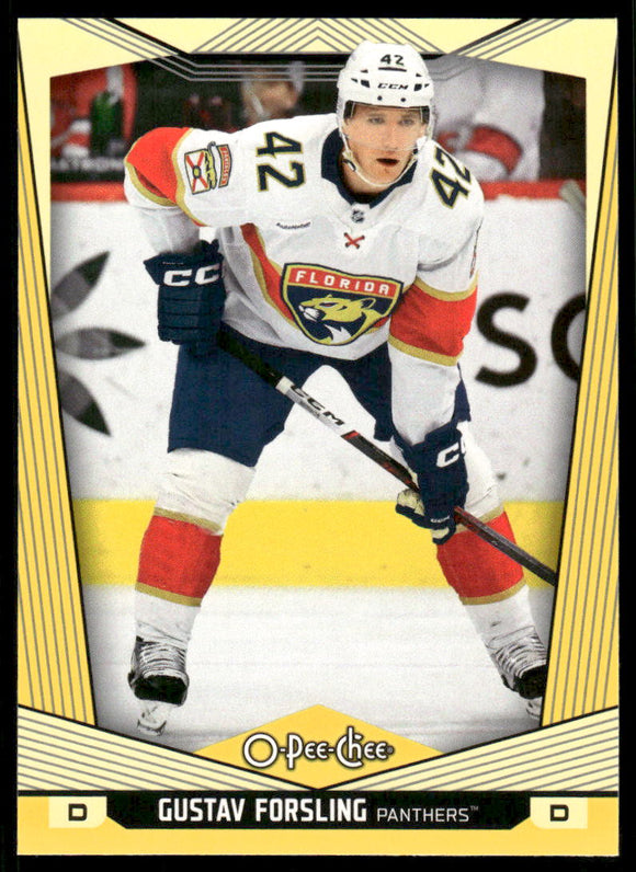 2024-25 O-Pee-Chee Yellow #491 Gustav Forsling