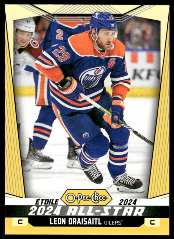 2024-25 O-Pee-Chee Yellow #509 Leon Draisaitl AS