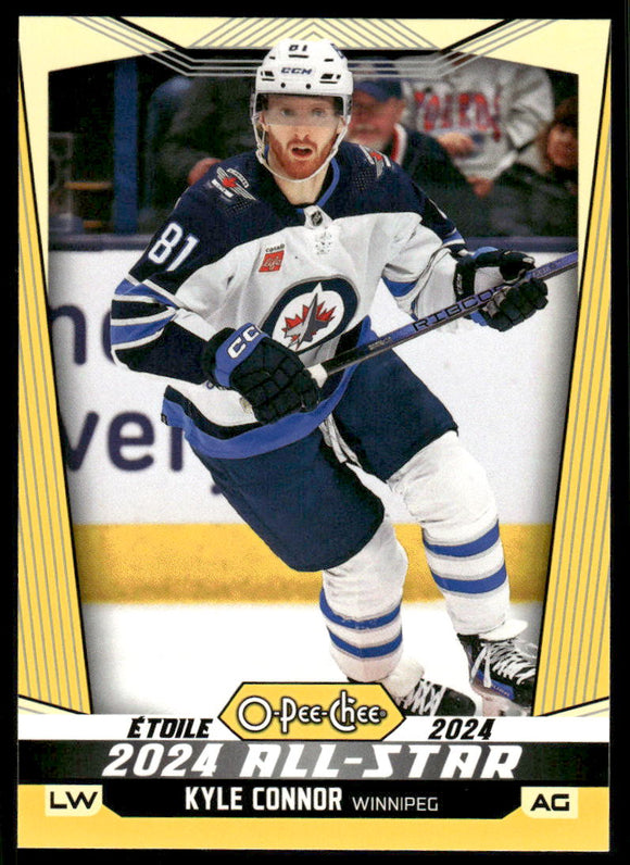 2024-25 O-Pee-Chee Yellow #514 Kyle Connor AS