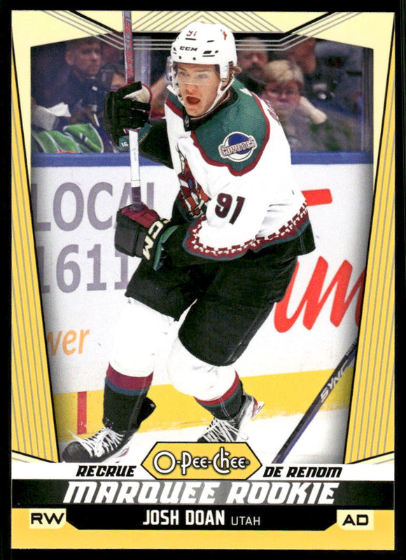 2024-25 O-Pee-Chee Yellow #542 Josh Doan