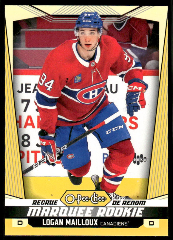 2024-25 O-Pee-Chee Yellow #559 Logan Mailloux