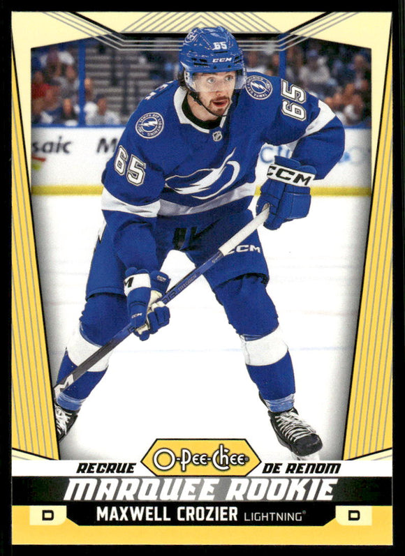2024-25 O-Pee-Chee Yellow #575 Maxwell Crozier
