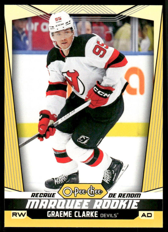 2024-25 O-Pee-Chee Yellow #586 Graeme Clarke