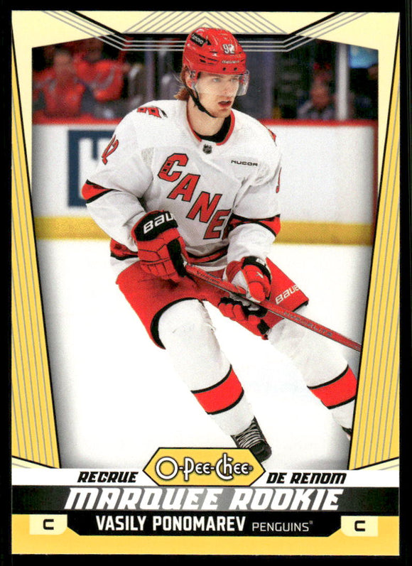 2024-25 O-Pee-Chee Yellow #594 Vasily Ponomarev
