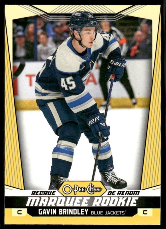 2024-25 O-Pee-Chee Yellow #599 Gavin Brindley