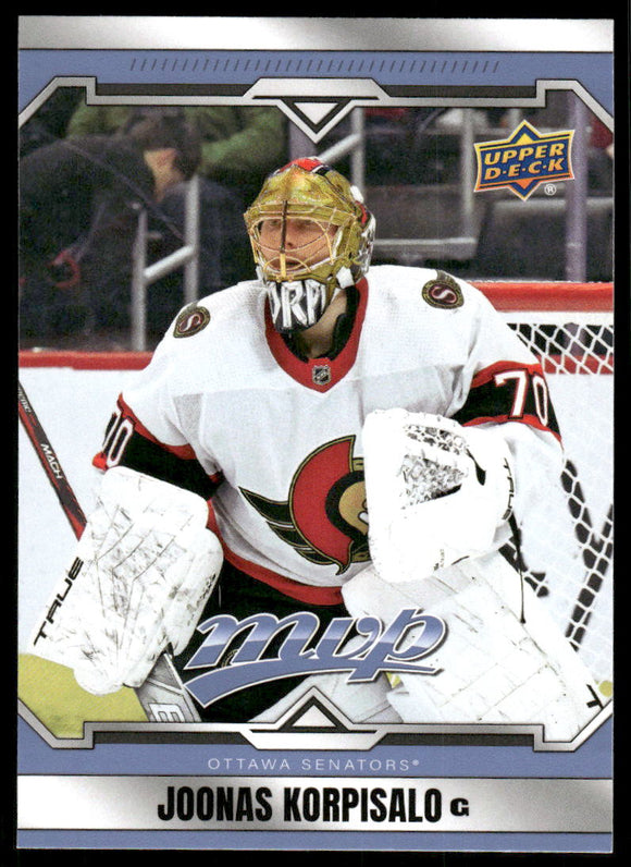 2024-25 Upper Deck MVP #44 Joonas Korpisalo
