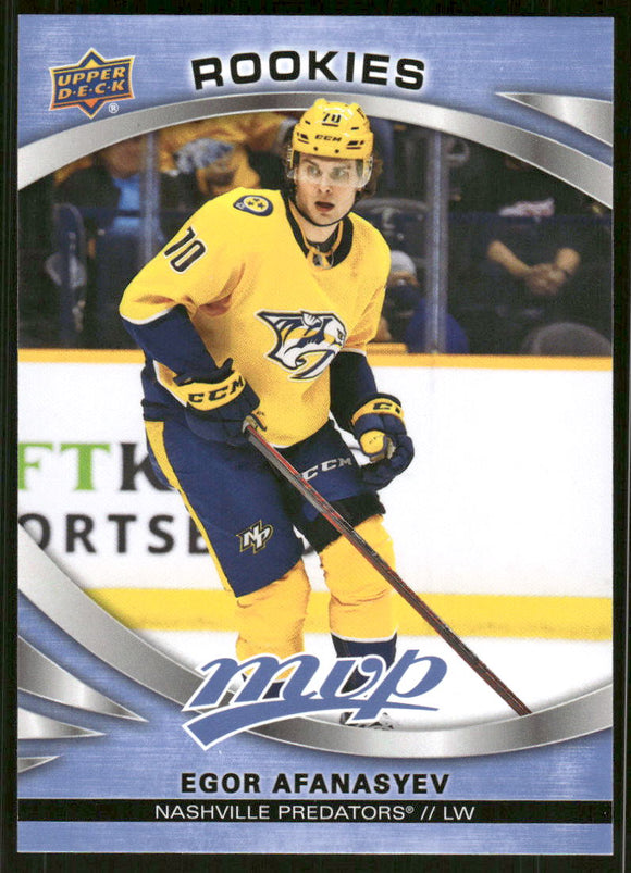 2023-24 Upper Deck MVP #245 Egor Afanasyev SP RC