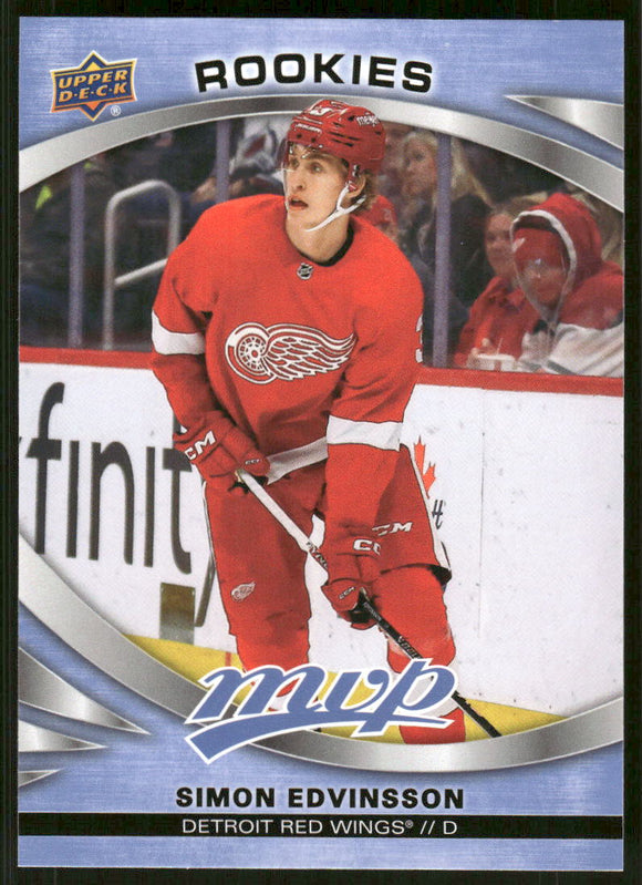 2023-24 Upper Deck MVP #247 Simon Edvinsson SP RC