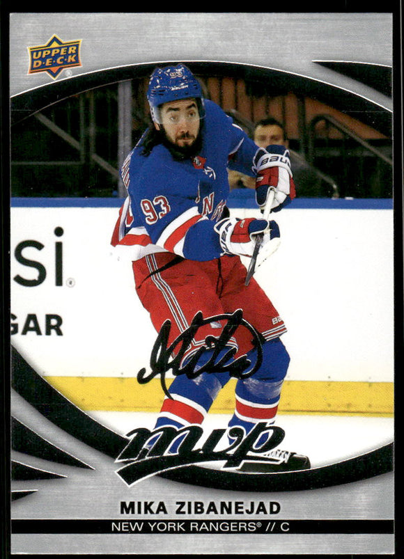 2023-24 Upper Deck MVP Silver Script #5 Mika Zibanejad