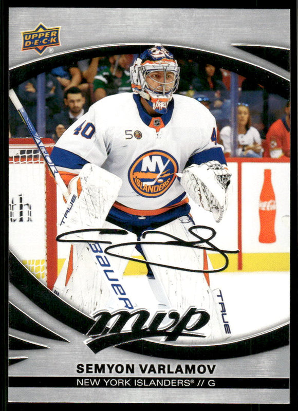 2023-24 Upper Deck MVP Silver Script #8 Semyon Varlamov