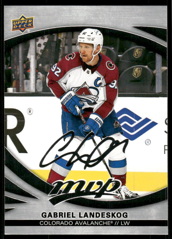 2023-24 Upper Deck MVP Silver Script #28 Gabriel Landeskog