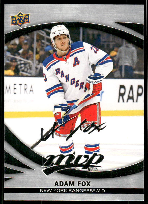 2023-24 Upper Deck MVP Silver Script #34 Adam Fox