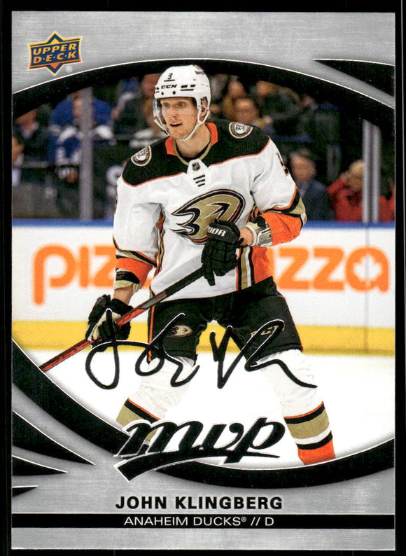2023-24 Upper Deck MVP Silver Script #37 John Klingberg