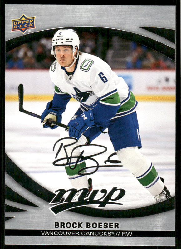 2023-24 Upper Deck MVP Silver Script #115 Brock Boeser