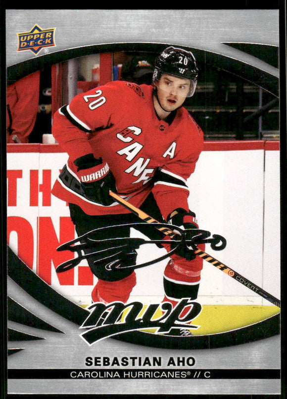 2023-24 Upper Deck MVP Silver Script #121 Sebastian Aho