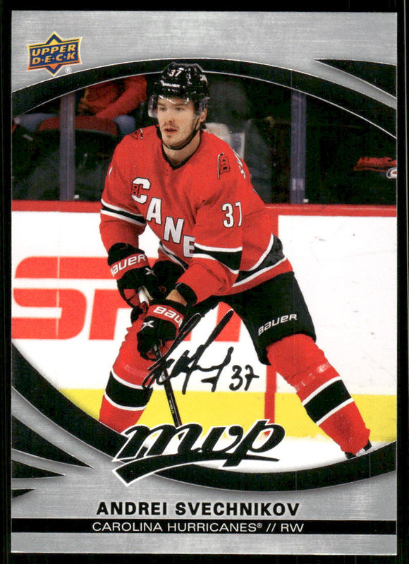 2023-24 Upper Deck MVP Silver Script #122 Andrei Svechnikov