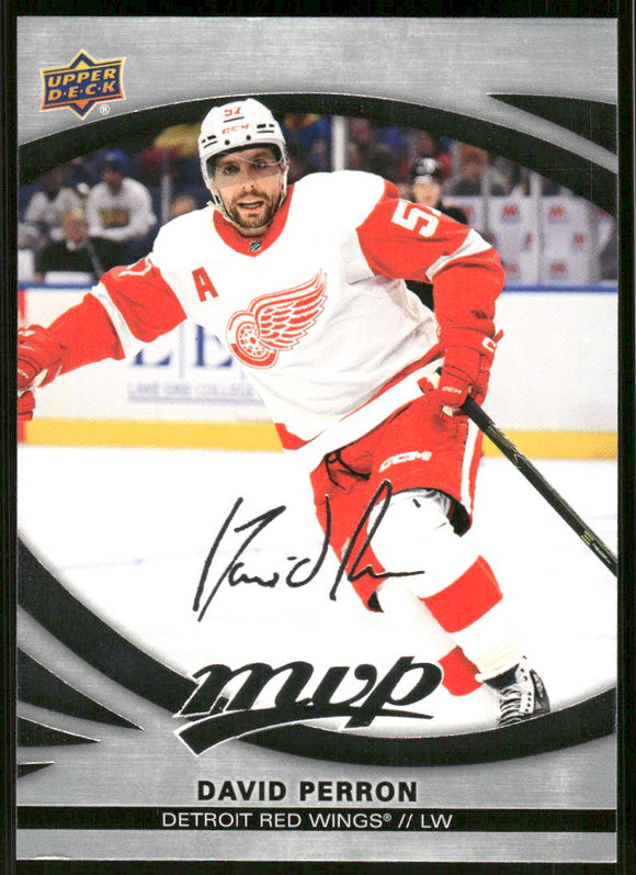 2023-24 Upper Deck MVP Silver Script #138 David Perron