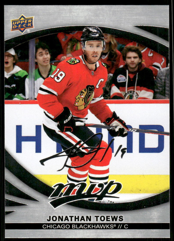 2023-24 Upper Deck MVP Silver Script #155 Jonathan Toews