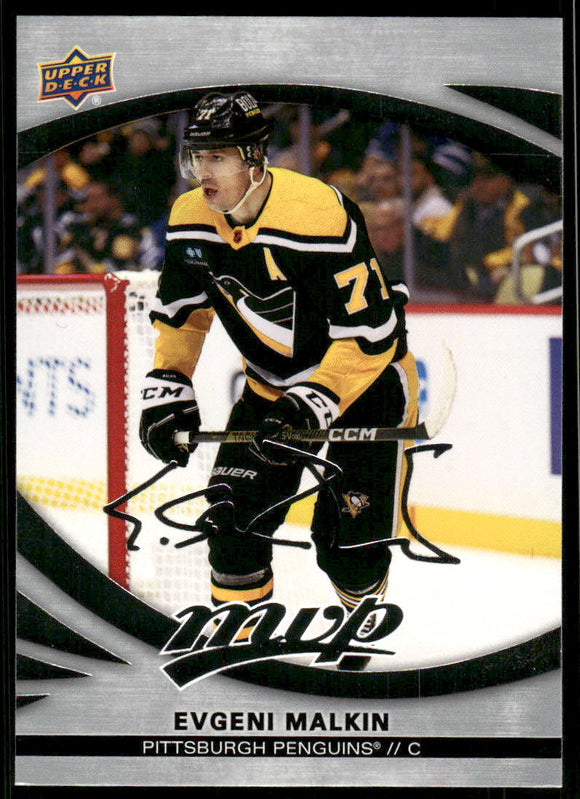 2023-24 Upper Deck MVP Silver Script #168 Evgeni Malkin