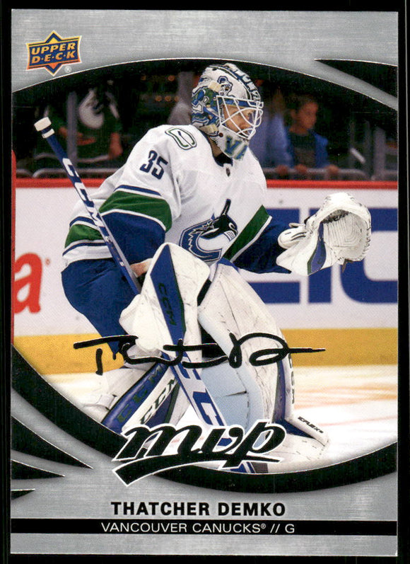 2023-24 Upper Deck MVP Silver Script #169 Thatcher Demko