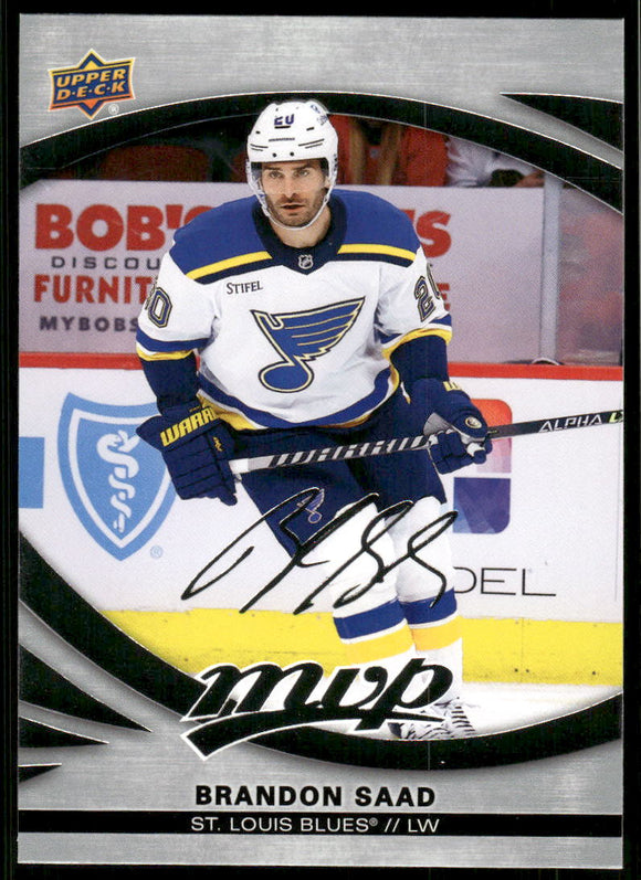 2023-24 Upper Deck MVP Silver Script #178 Brandon Saad