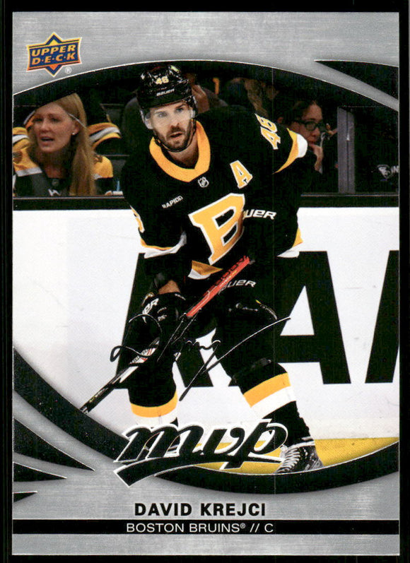 2023-24 Upper Deck MVP Silver Script #179 David Krejci