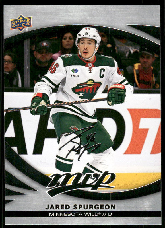 2023-24 Upper Deck MVP Silver Script #180 Jared Spurgeon