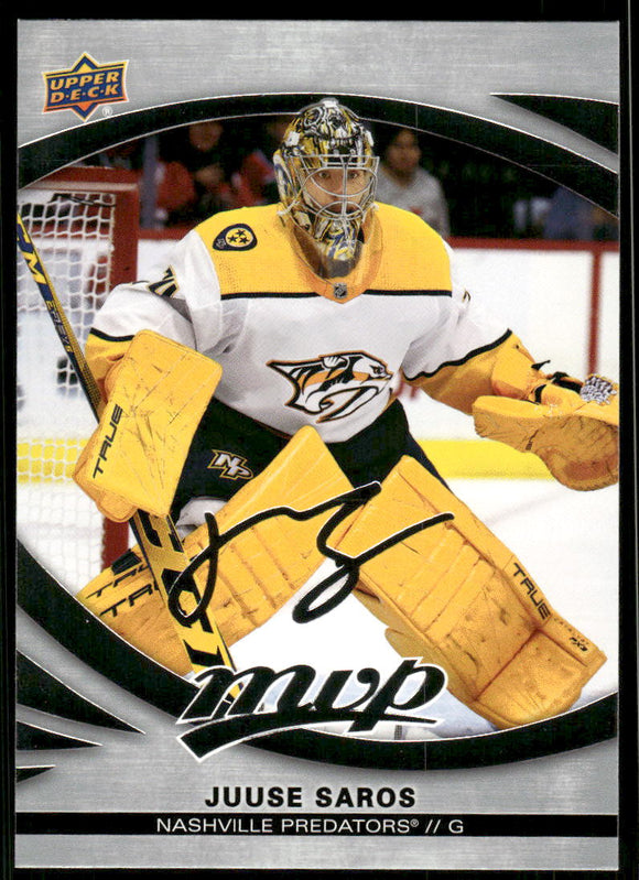 2023-24 Upper Deck MVP Silver Script #181 Juuse Saros