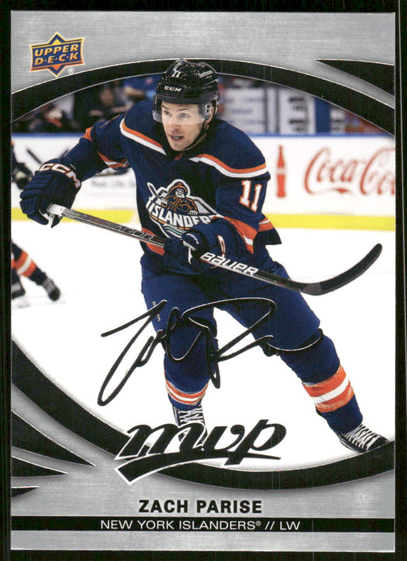 2023-24 Upper Deck MVP Silver Script #204 Zach Parise SP