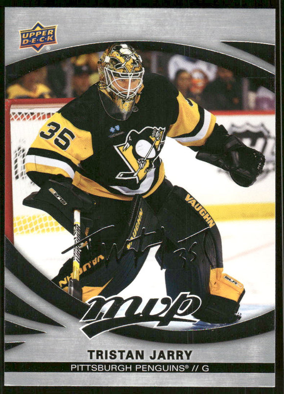 2023-24 Upper Deck MVP Silver Script #208 Tristan Jarry SP