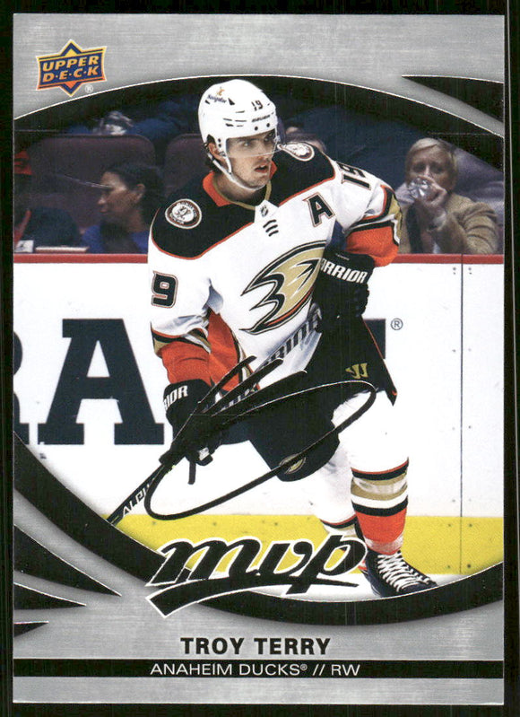 2023-24 Upper Deck MVP Silver Script #209 Troy Terry SP