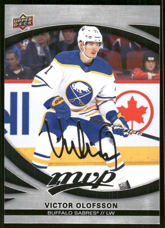 2023-24 Upper Deck MVP Silver Script #210 Victor Olofsson SP