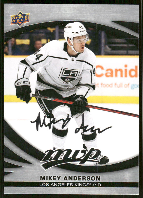 2023-24 Upper Deck MVP Silver Script #214 Mikey Anderson SP