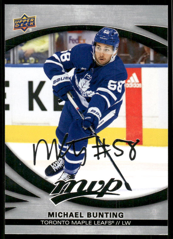 2023-24 Upper Deck MVP Silver Script #216 Michael Bunting SP