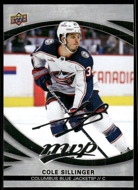 2023-24 Upper Deck MVP Silver Script #219 Cole Sillinger SP