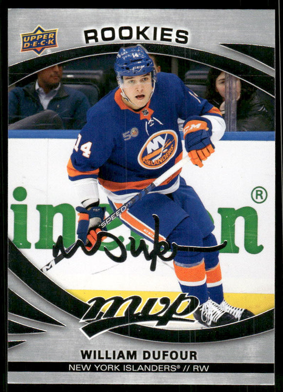 2023-24 Upper Deck MVP Silver Script #226 William Dufour SP