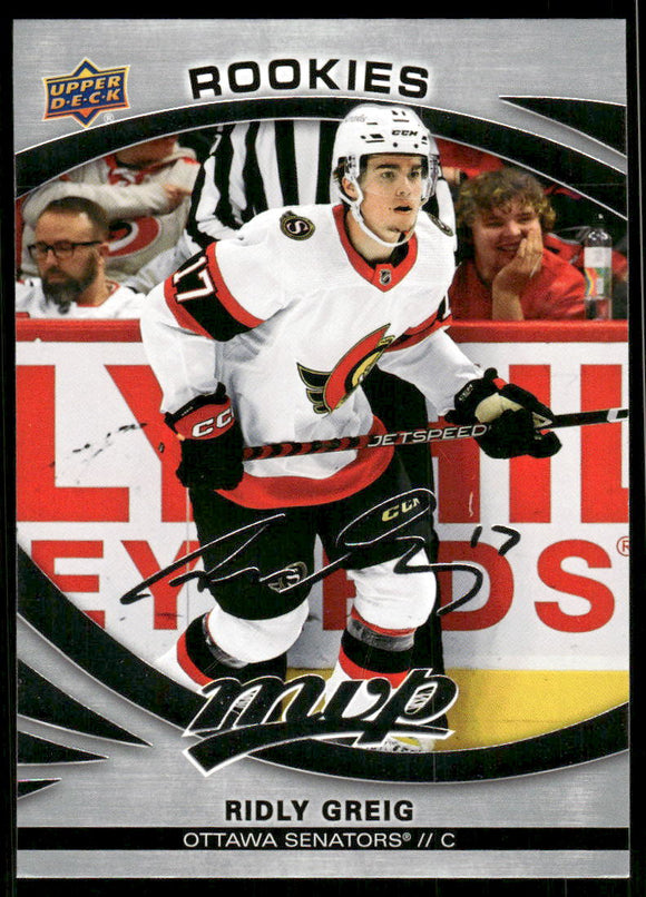 2023-24 Upper Deck MVP Silver Script #233 Ridly Greig SP