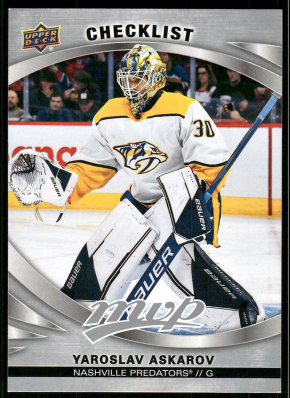 2023-24 Upper Deck MVP Silver Script #250 Yaroslav Askarov SP CL