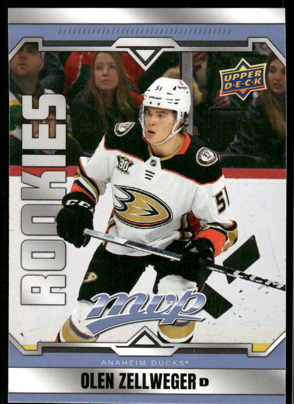 2024-25 Upper Deck MVP #221 Olen Zellweger SP RC