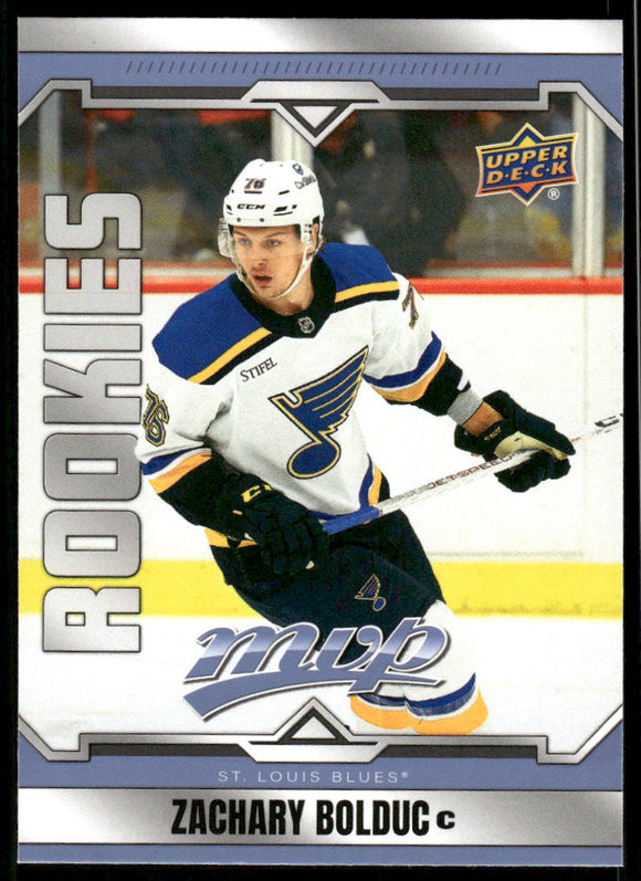 2024-25 Upper Deck MVP #230 Zachary Bolduc SP RC