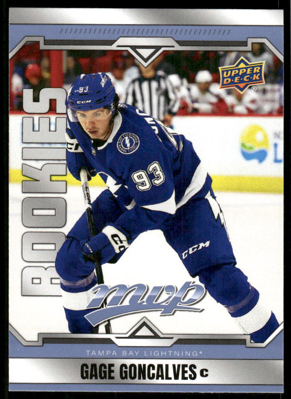 2024-25 Upper Deck MVP #235 Gage Goncalves SP RC