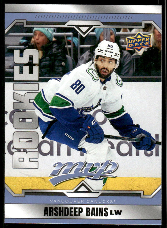 2024-25 Upper Deck MVP #242 Arshdeep Bains SP RC