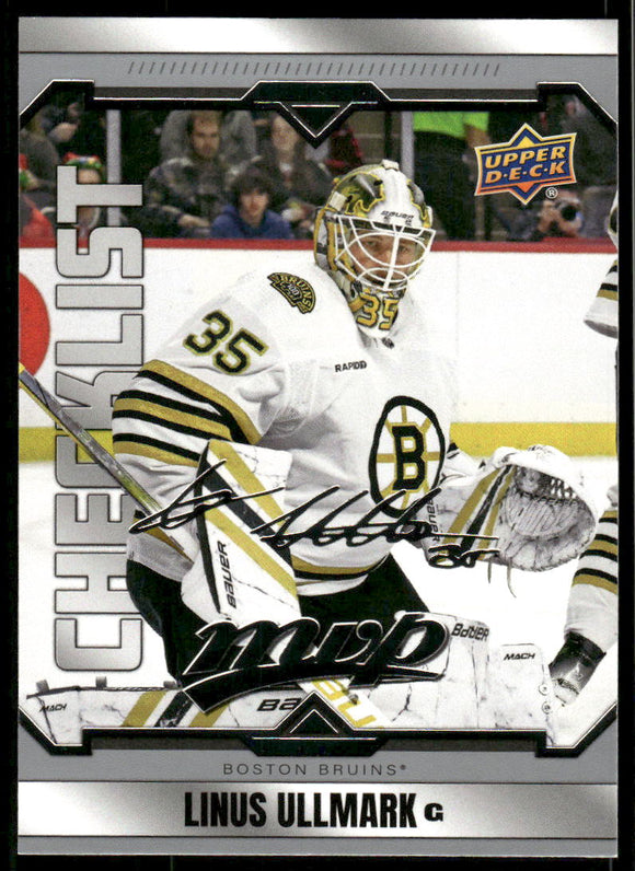 2024-25 Upper Deck MVP Silver Script #100 Linus Ullmark CL