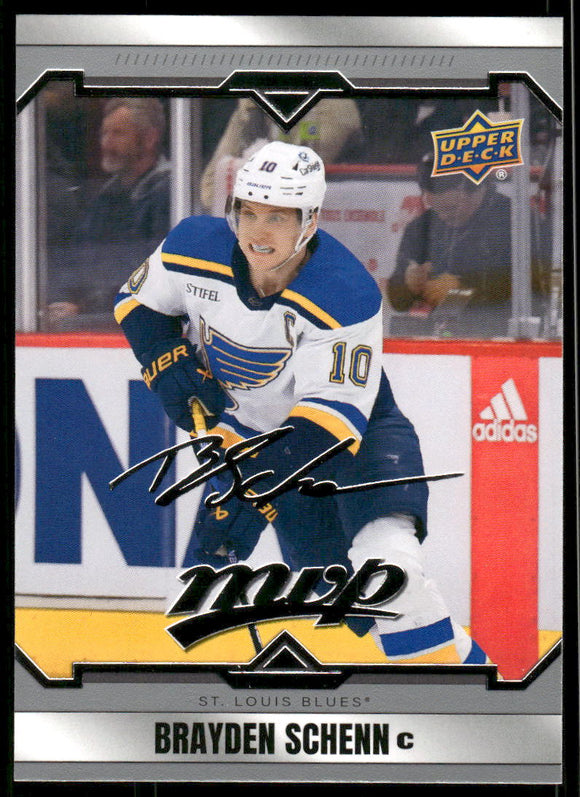 2024-25 Upper Deck MVP Silver Script #156 Brayden Schenn