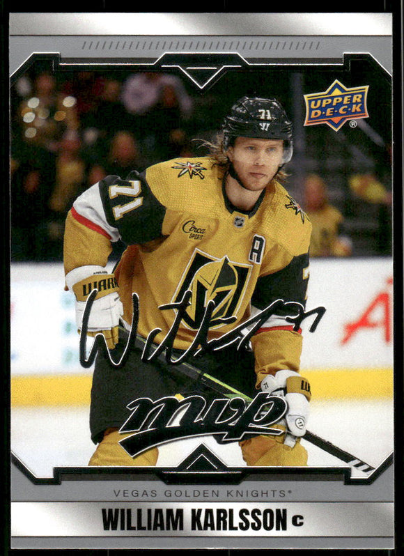 2024-25 Upper Deck MVP Silver Script #206 William Karlsson SP
