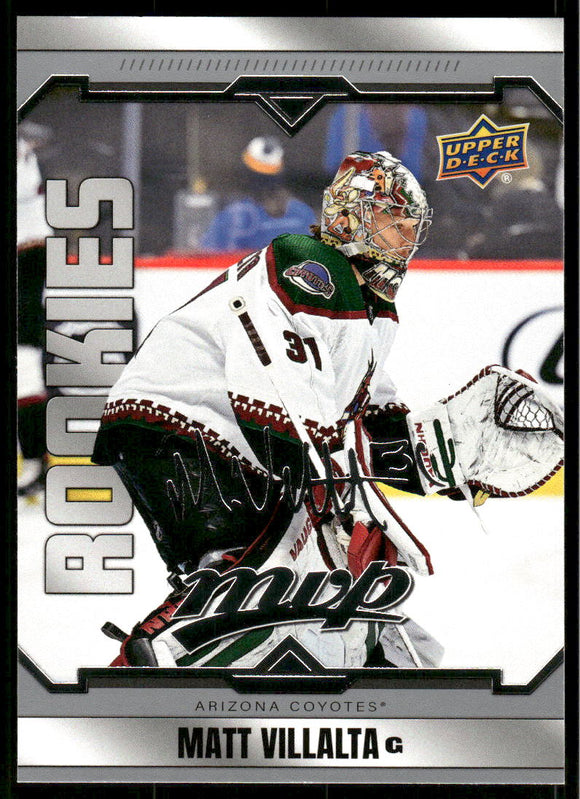 2024-25 Upper Deck MVP Silver Script #231 Matt Villalta SP