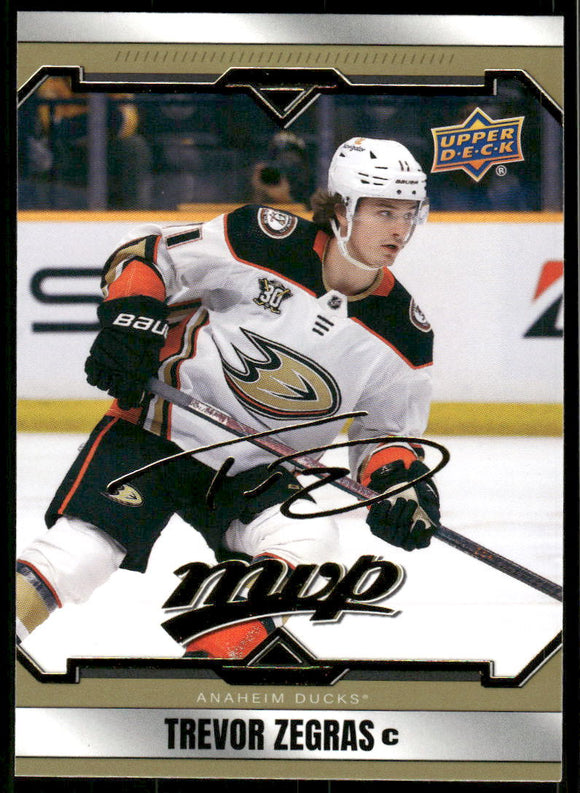 2024-25 Upper Deck MVP Gold Script #166 Trevor Zegras