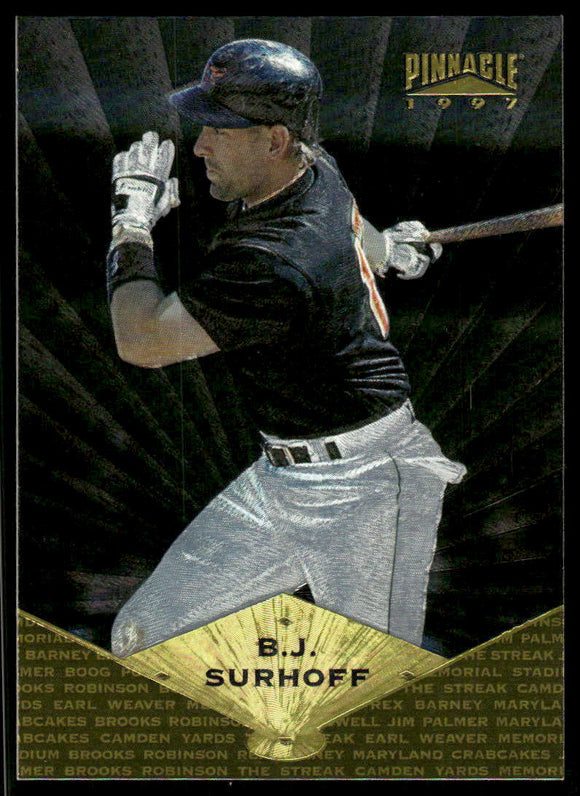 1997 Pinnacle Museum Collection #142 B.J. Surhoff