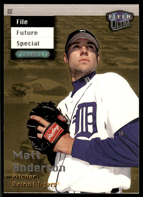 1999 Ultra Gold Medallion #227 Matt Anderson PROS