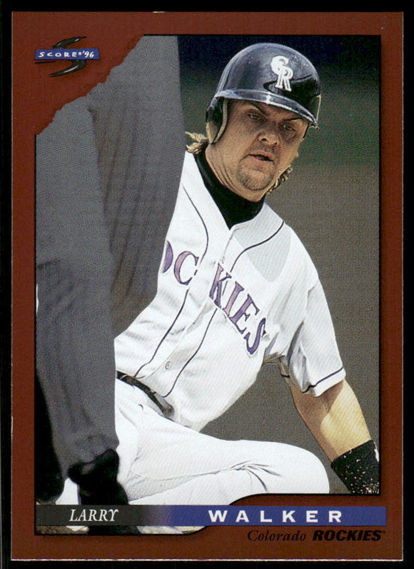 1996 Score Dugout Collection #A13 Larry Walker
